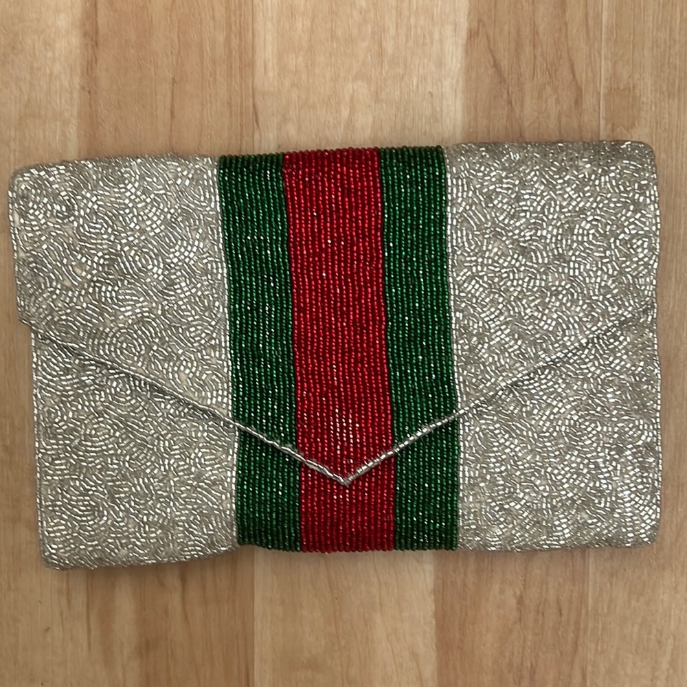 Beaded evening bag or errand clutch!